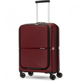 Open Box American Tourister Airconic Hardside Expandable Luggage Spinner - Garnet Red