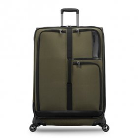 American Tourister Cargo Max 29" Softside Large Checked Spinner Luggage Single Piece - Olive