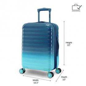 iFLY Hardside Fibertech Carry-on Luggage 20", Ocean Breeze