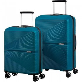 Pre-Owned American Tourister Airconic Hardside Luggage 2PC Set 147858-6613 - DEEP OCEAN (Fair)
